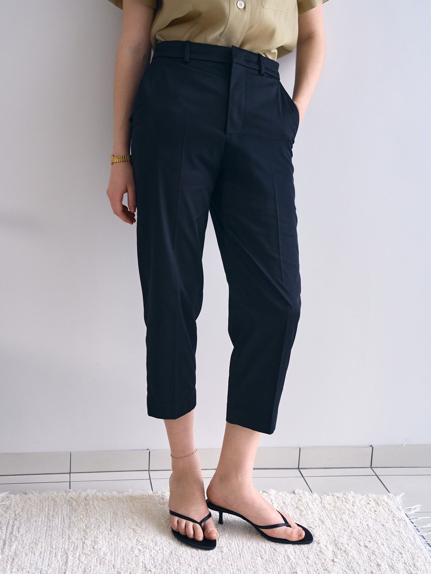 PATRICIA ANKLE PANTS [ Classic Black ]