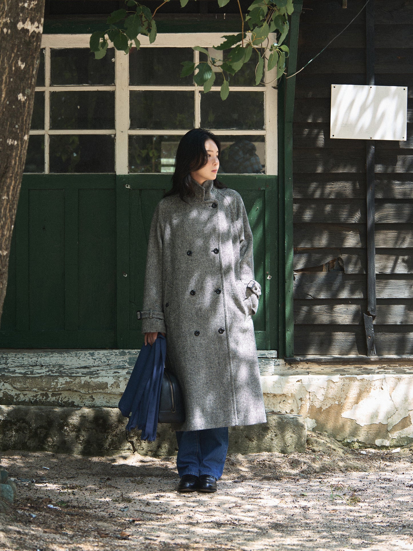 SHELBY COAT [ Black Donegal Tweed ] 2nd pre-order