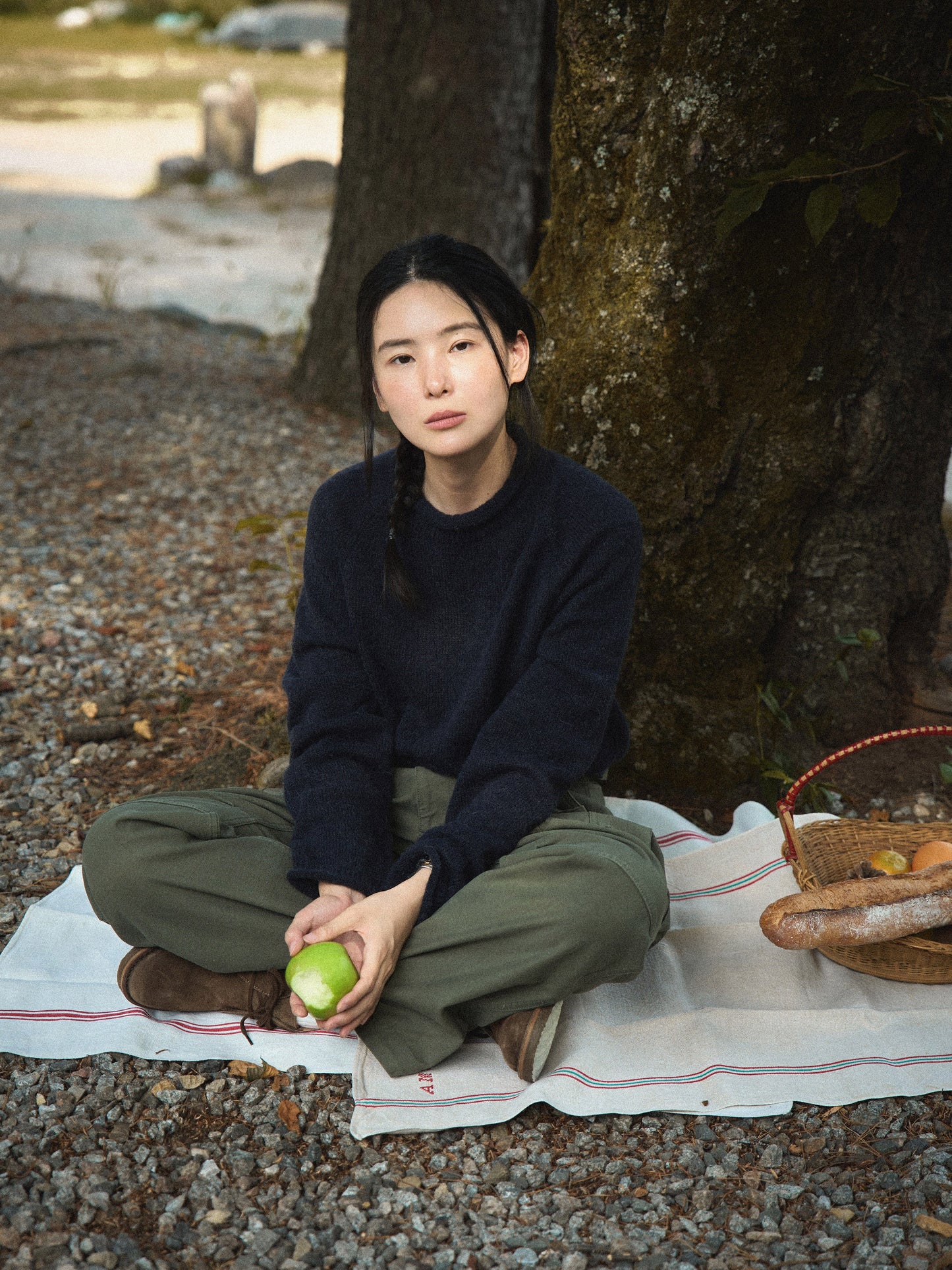 EASE WASHED CARGO PANTS [ Washed Khaki ]