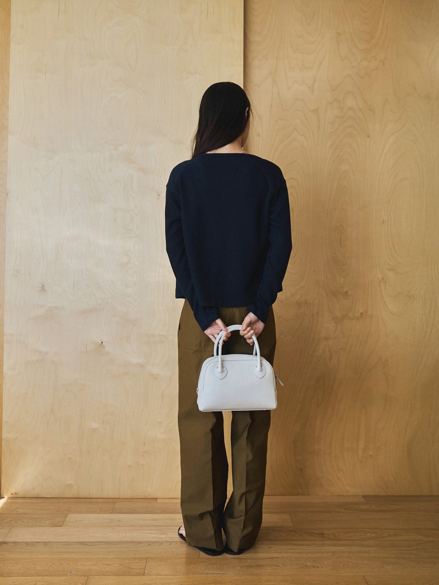SABLÉ TOTE BAG SMALL [ Porcelain ]