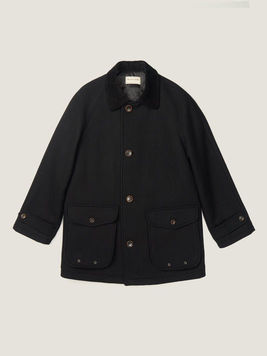 VERMONT HALF COAT [ Rich Black ]