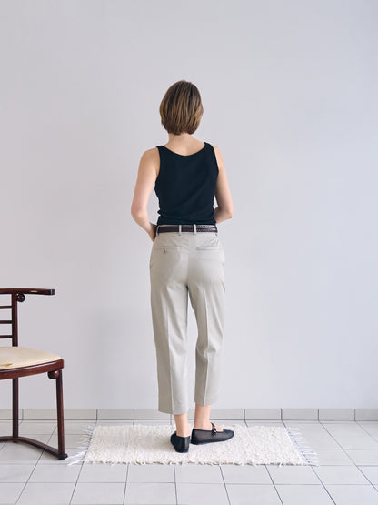 SOFT STRETCH SLEEVELESS [ Black ]