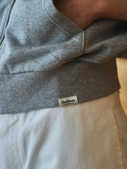 PARK FULL ZIP HOODIE [ Heather Grey ]