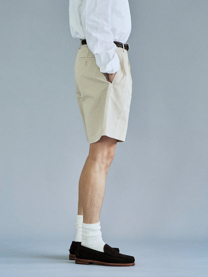 EASY FIT SHORTS [ Light Beige ]