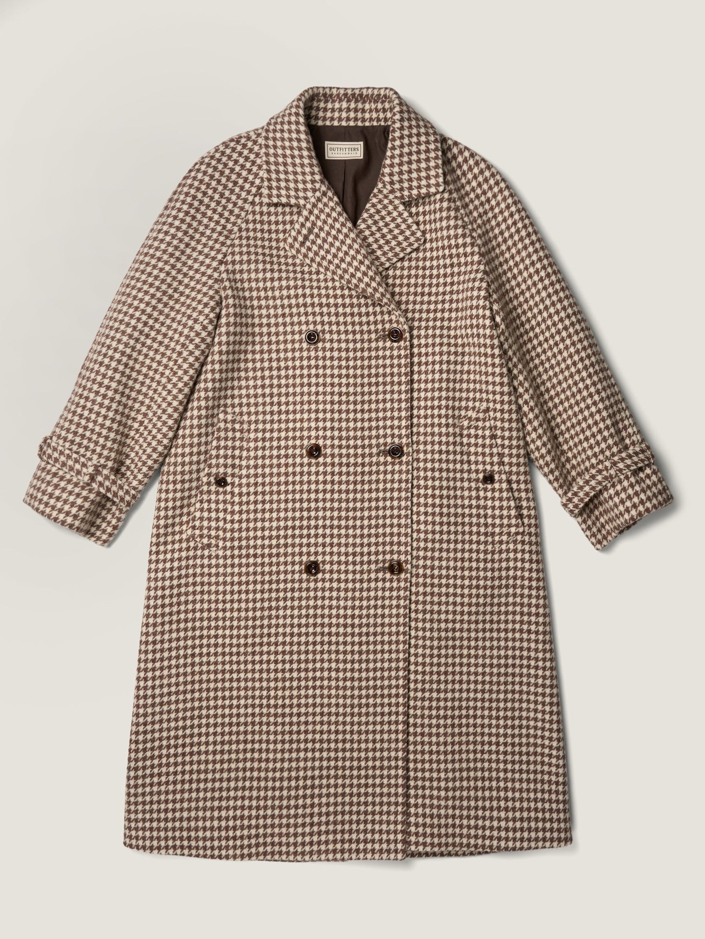 SHELBY COAT [ Brown Houndstooth Check Tweed ] 2nd pre-order