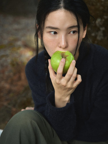 MONTBLANC ROLLNECK SWEATER [ Night Navy ]
