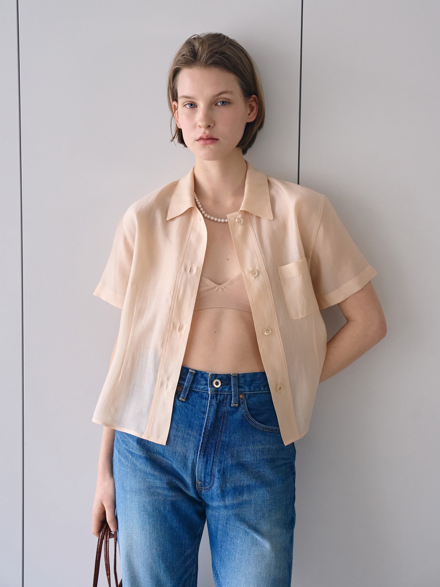 O'KEEFFE SHIRTS [ Apricot Beige ]