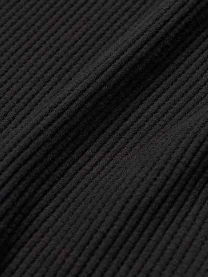 SALLY'S WAFFLE TURTLE TEE [ Black ] 5th Reorder