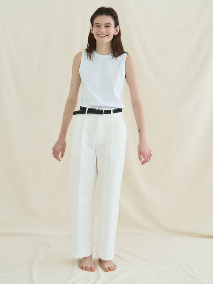 MICHELLE COTTON SLEEVELESS [ White ]