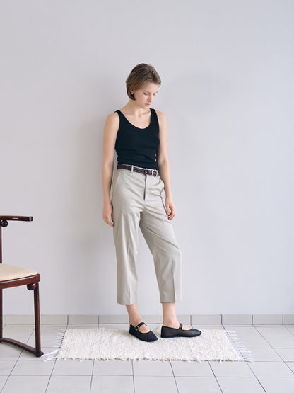 SOFT STRETCH SLEEVELESS [ Black ]