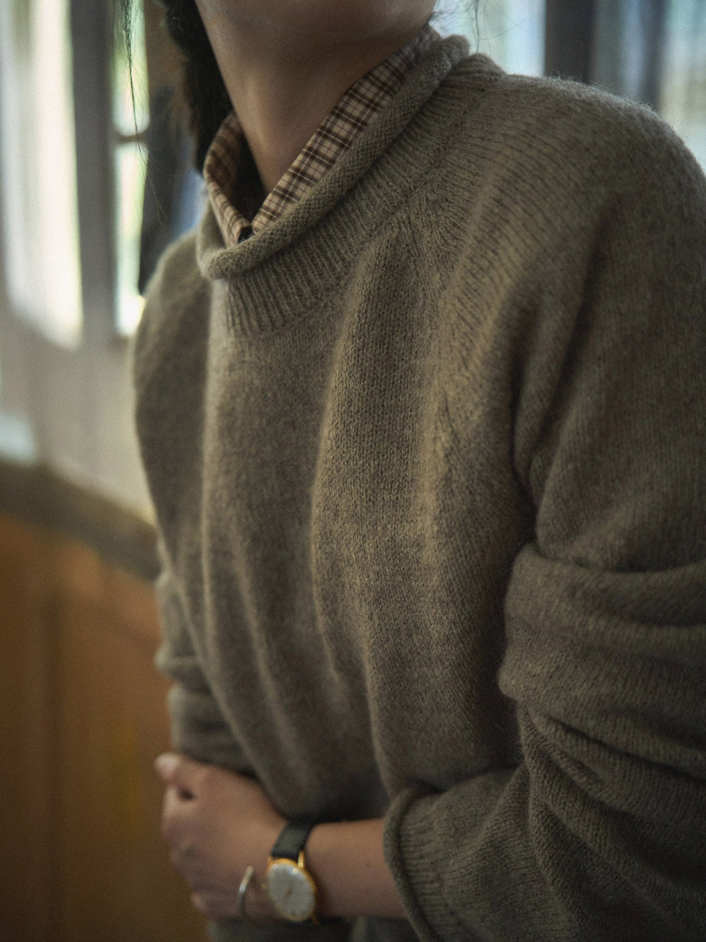 MONTBLANC ROLLNECK SWEATER [ Mocha Beige ]