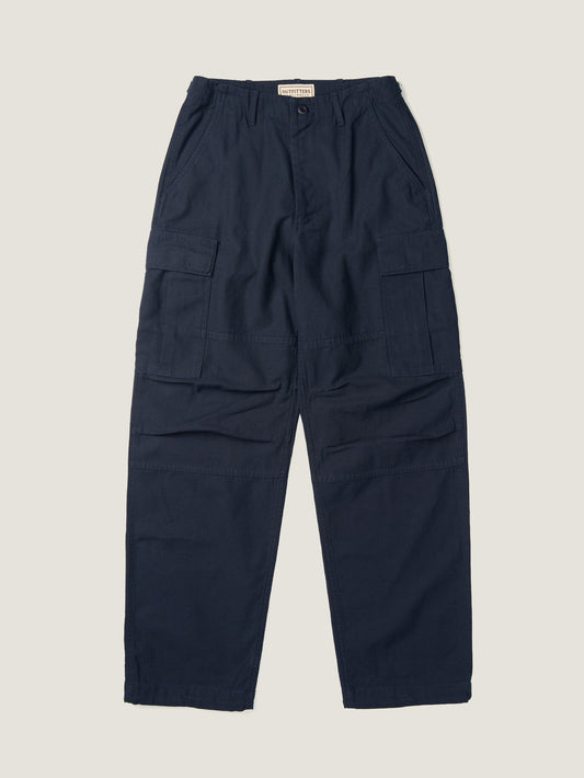 EASE WASHED CARGO PANTS [ Washed Navy ]