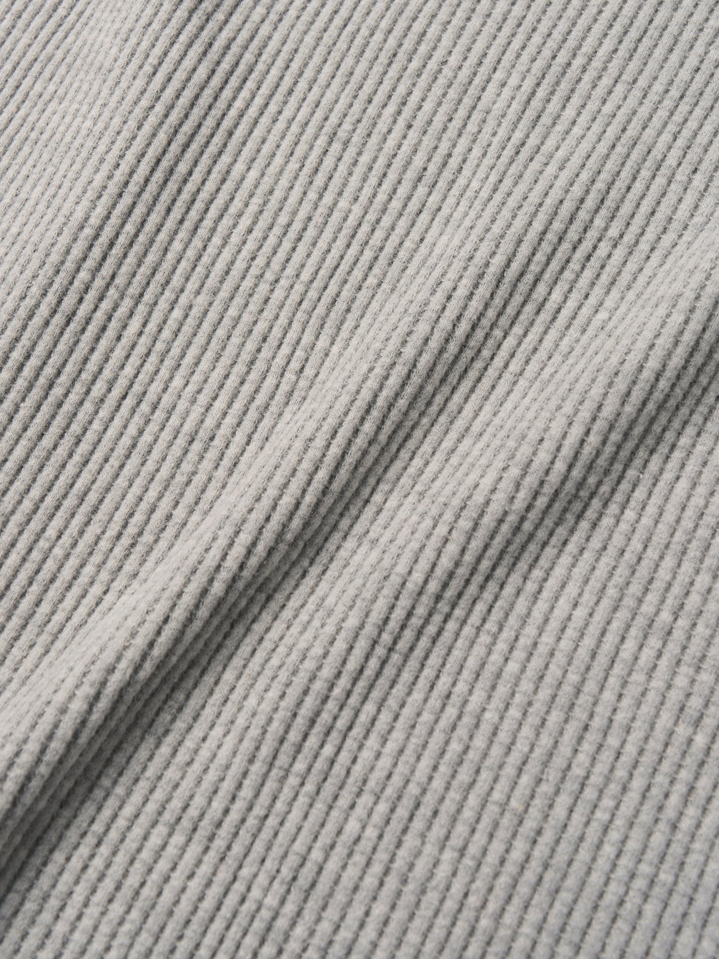 SALLY'S WAFFLE TURTLE TEE [ Heather Grey ]