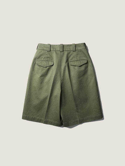 50's AMERICAN CHINO SHORTS [ Military Khaki ]