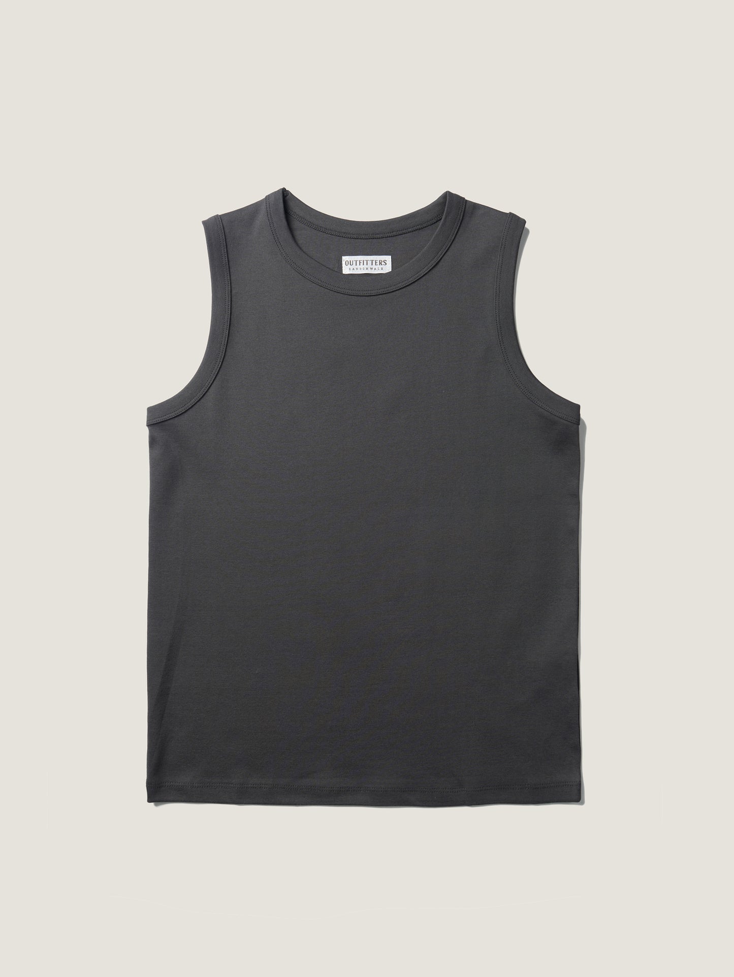 MICHELLE COTTON SLEEVELESS [ Intense Gray ]