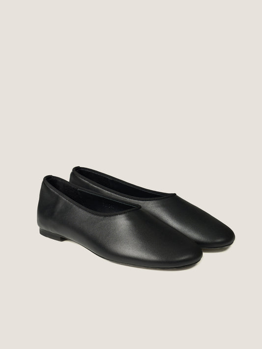 GRACE OPERA FLATS [ Classic Black ] Italian Leather