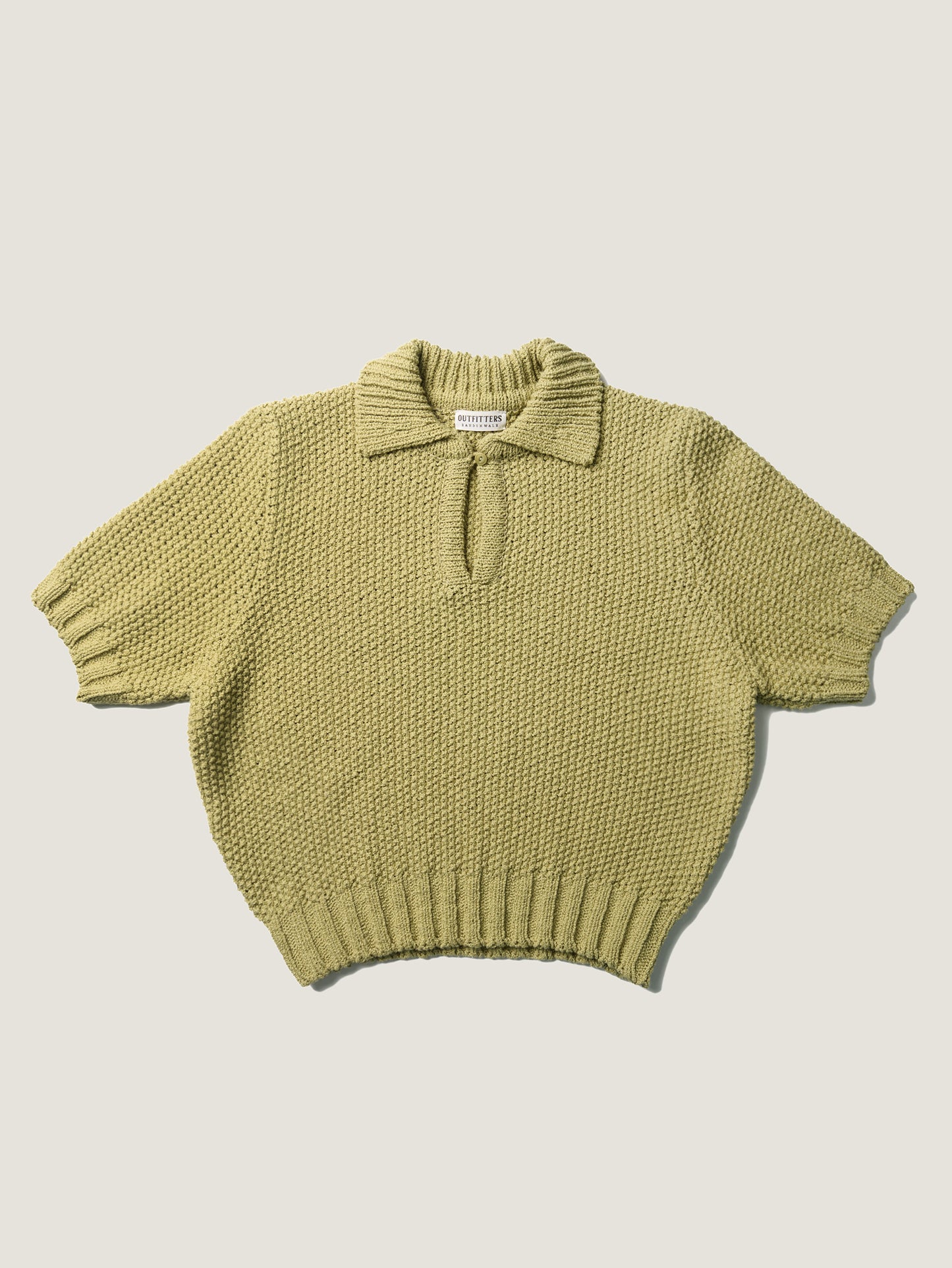 LOW GAUGE SKIPPER SWEATER [ Basil Green ]