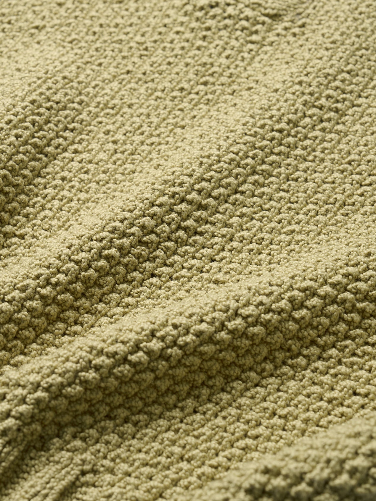 LOW GAUGE SKIPPER SWEATER [ Basil Green ]
