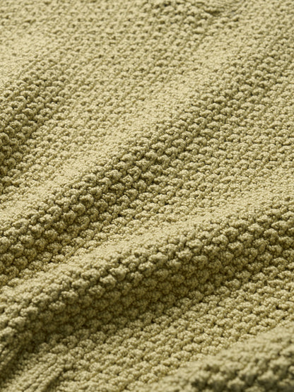LOW GAUGE SKIPPER SWEATER [ Basil Green ]