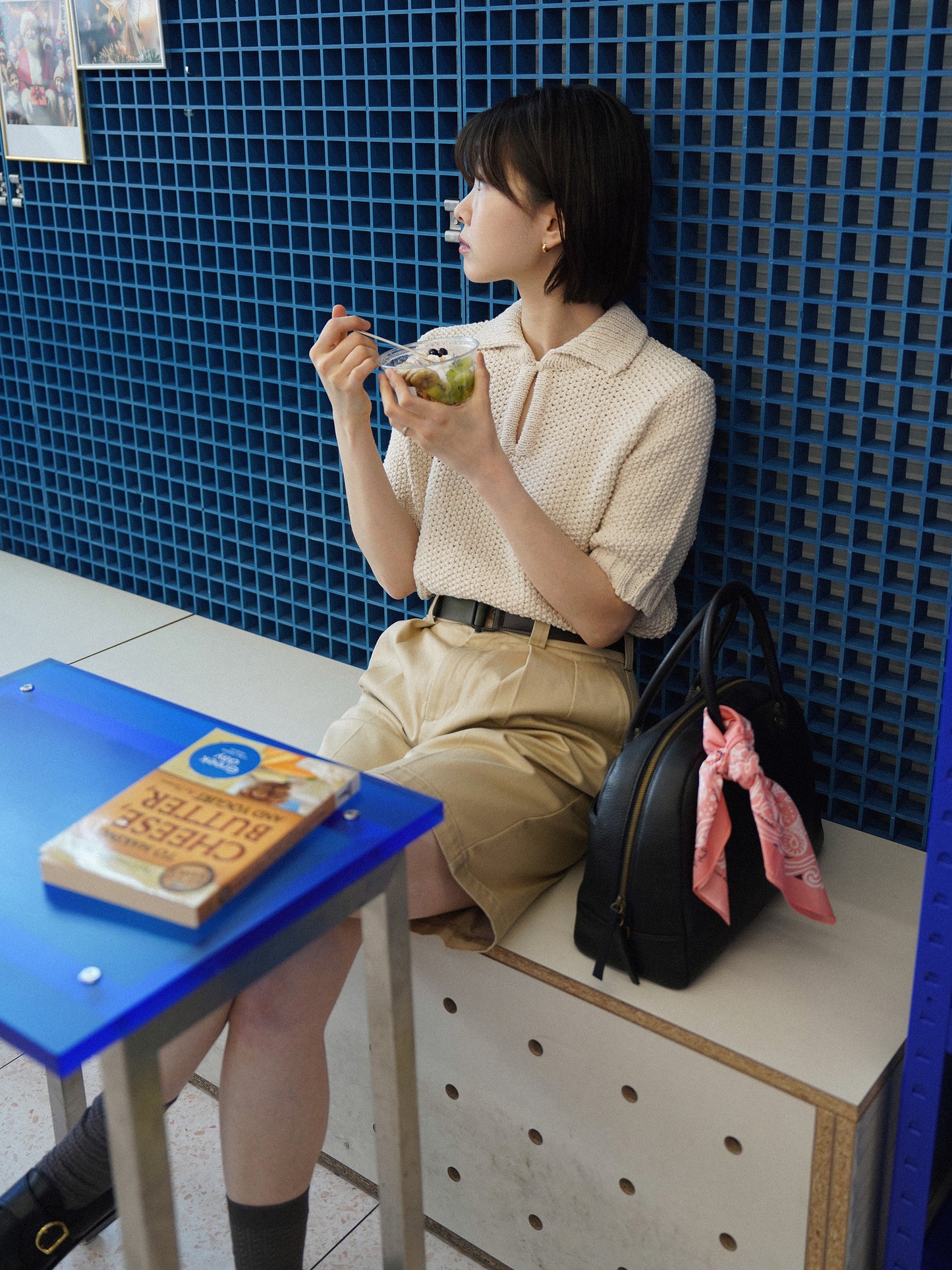 LOW GAUGE SKIPPER SWEATER [ Neutral Cream ]