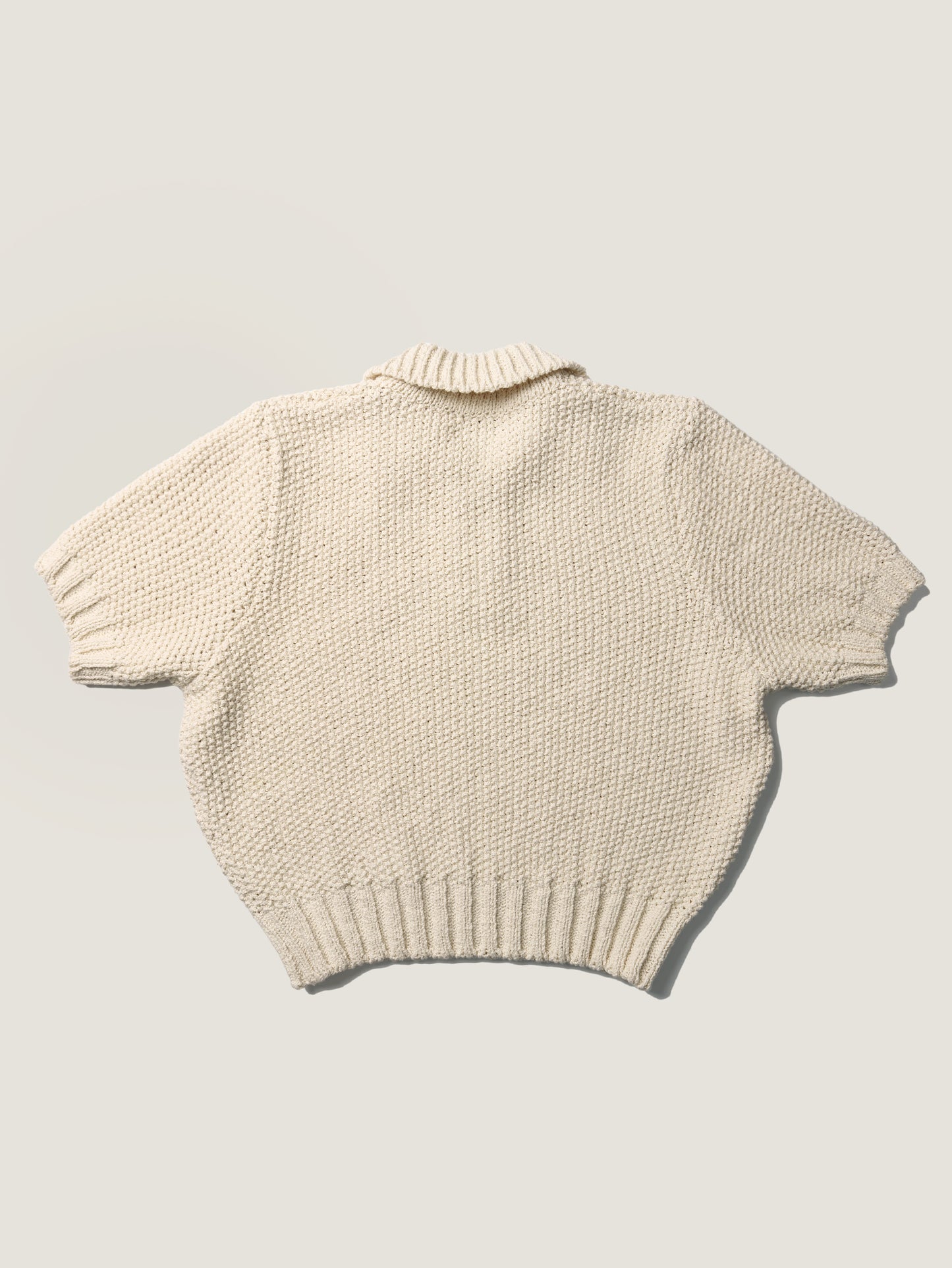 LOW GAUGE SKIPPER SWEATER [ Neutral Cream ]