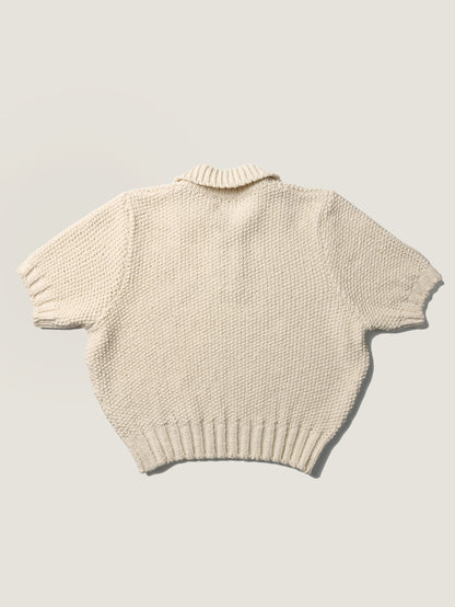 LOW GAUGE SKIPPER SWEATER [ Neutral Cream ]
