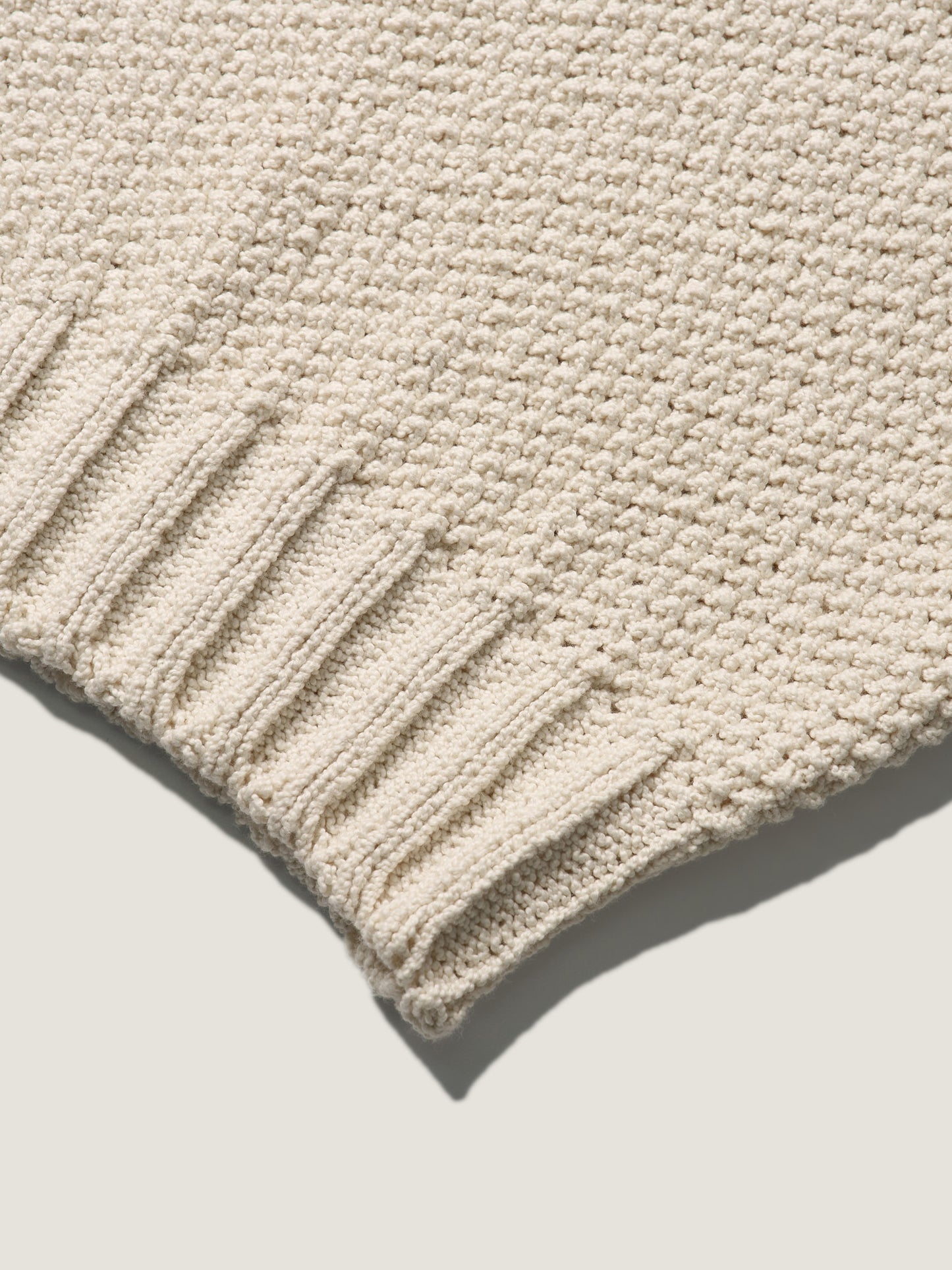 LOW GAUGE SKIPPER SWEATER [ Neutral Cream ]