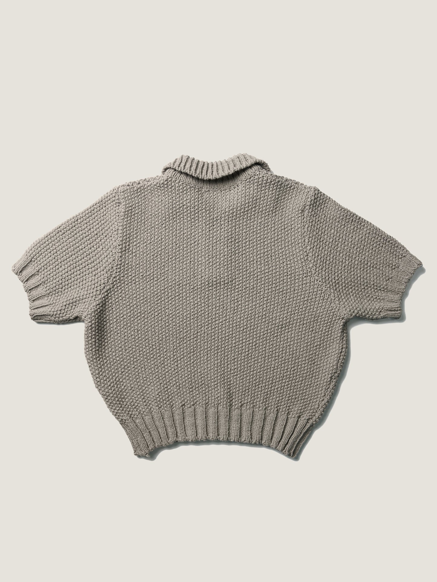 (-30%) LOW GAUGE SKIPPER SWEATER [ Pure Gray ]