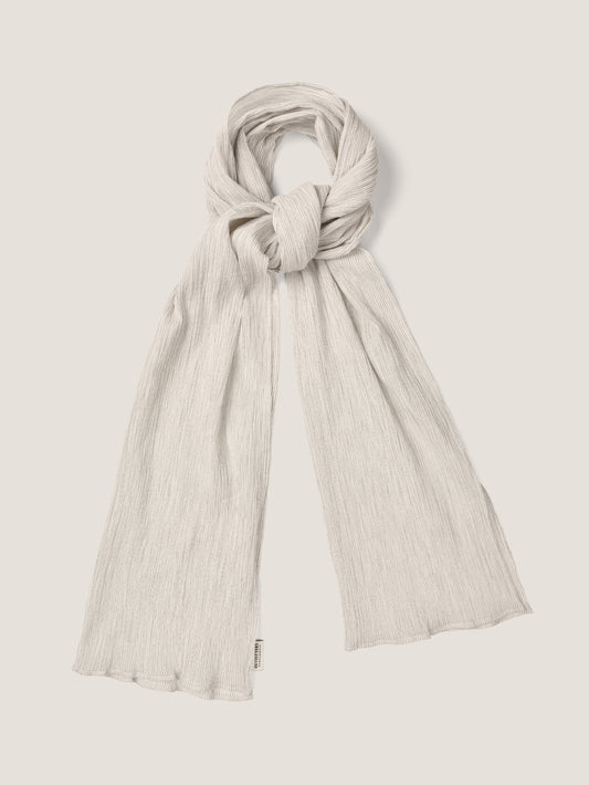 MIST STRIPE SCARF [ Off White ]