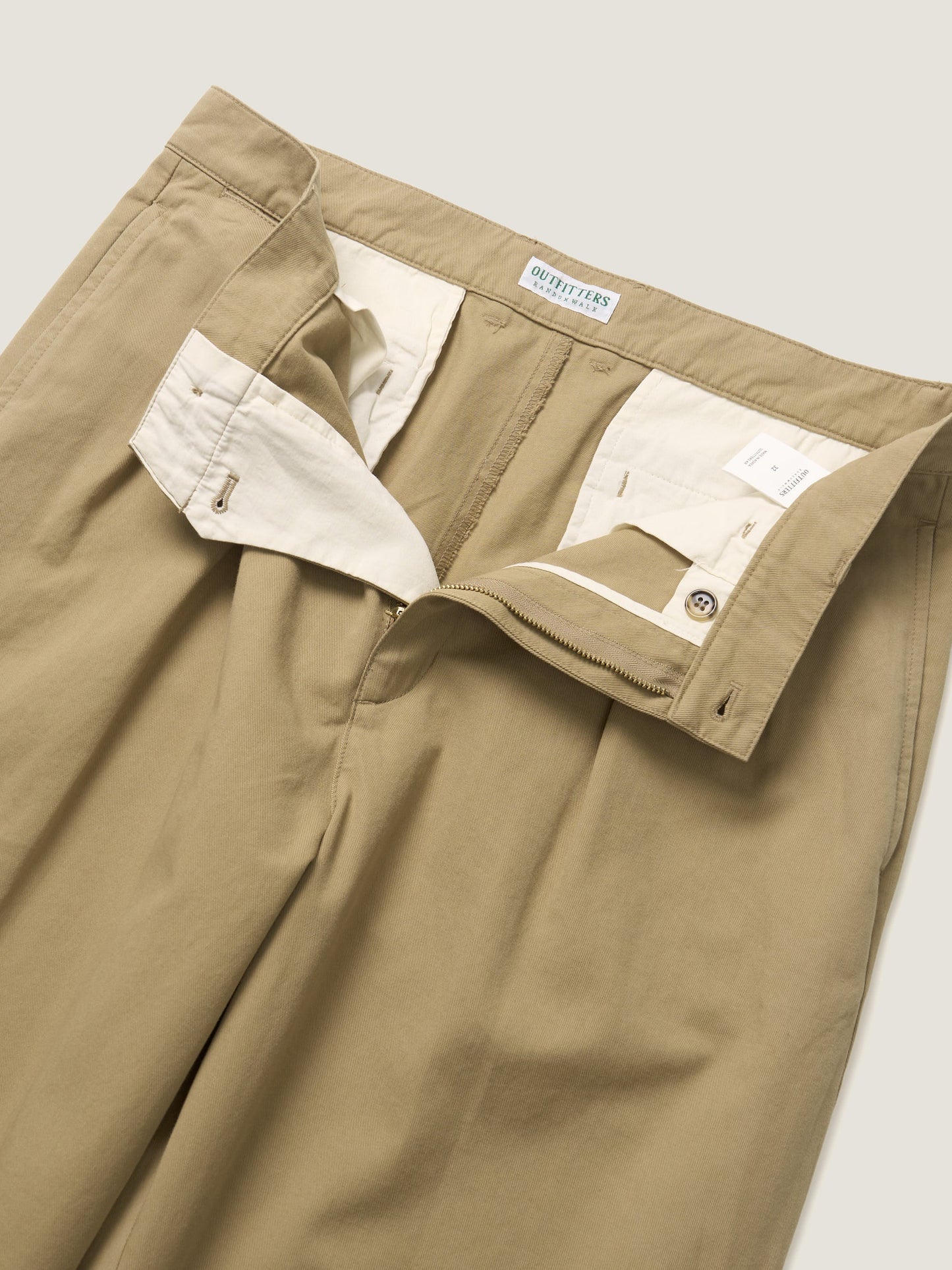 RELAXED TAPERED CHINO [ Khaki ]