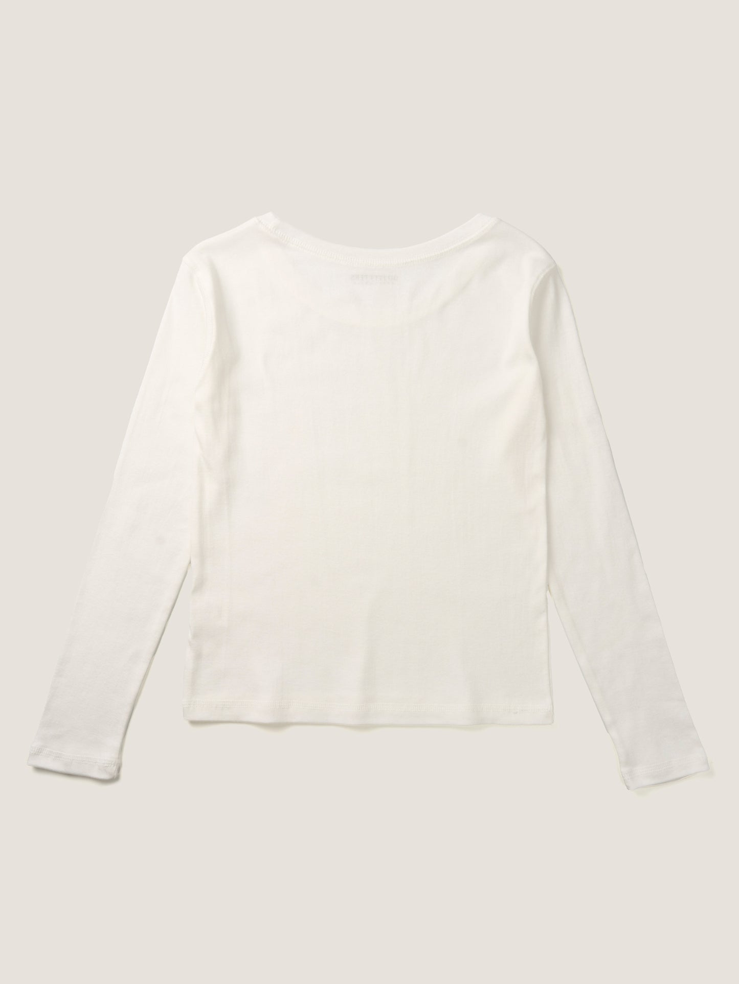 SMOOTH SCOOP NECK TOP [ White ]
