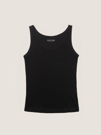 SOFT STRETCH SLEEVELESS [ Black ]