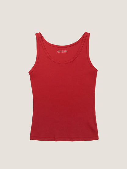 SOFT STRETCH SLEEVELESS [ Rouge ]