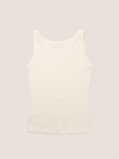 SOFT STRETCH SLEEVELESS [ White ]