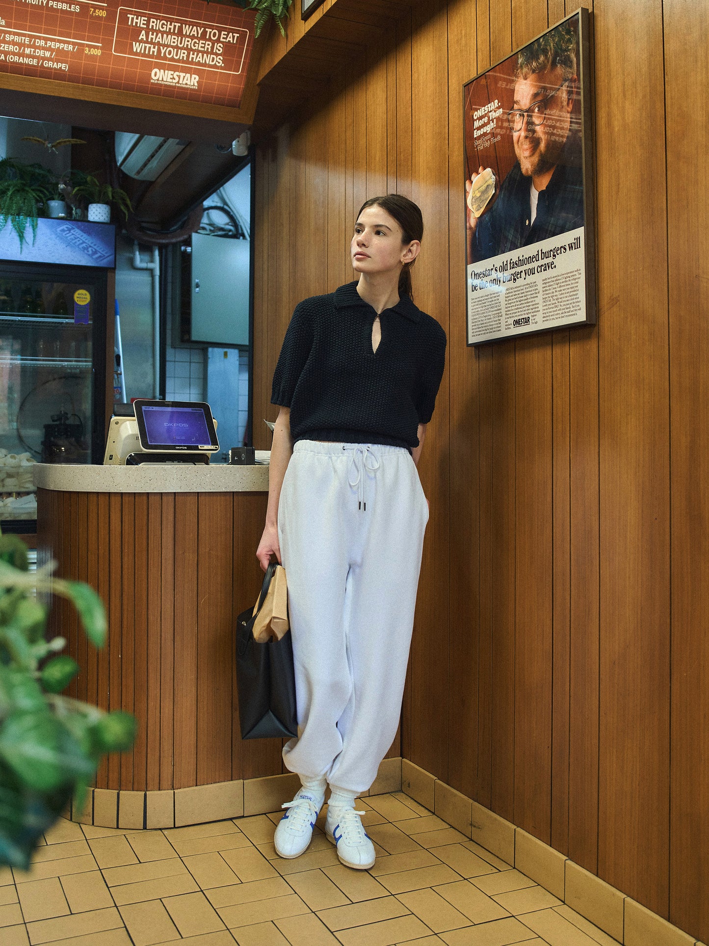 ALL DAY SWEATPANTS [ Clean White ]