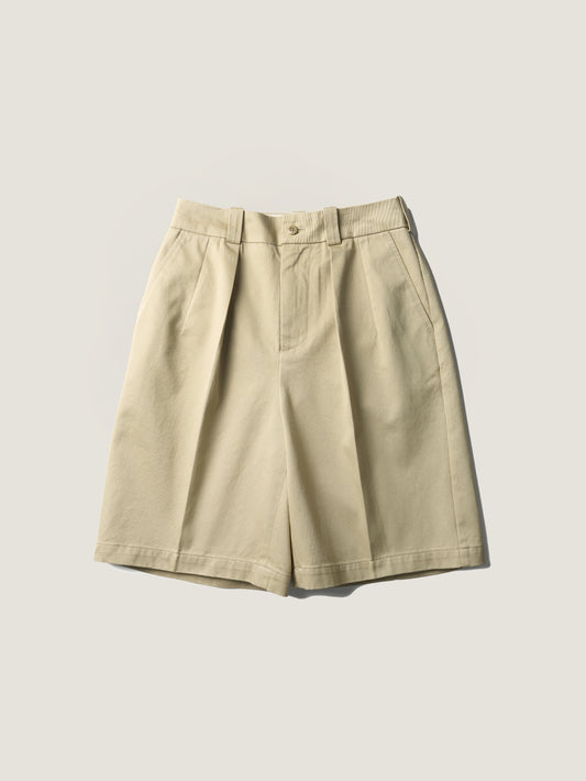 50's AMERICAN CHINO SHORTS [ Military Beige ]