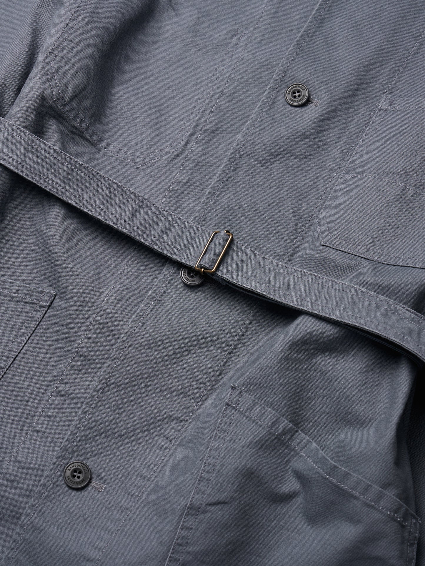 (-30%) ATELIER LONG JACKET [ Smokey Blue ]