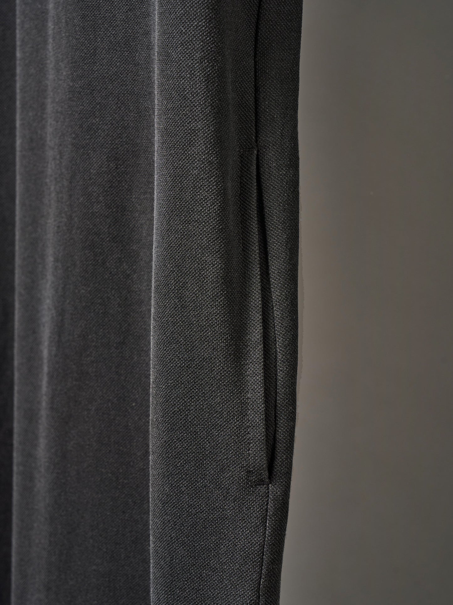 (-30%) COURT PIQUE COTTON DRESS [ Charcoal Grey ]