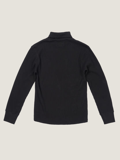 SALLY'S WAFFLE TURTLE TEE [ Black ] 5th Reorder