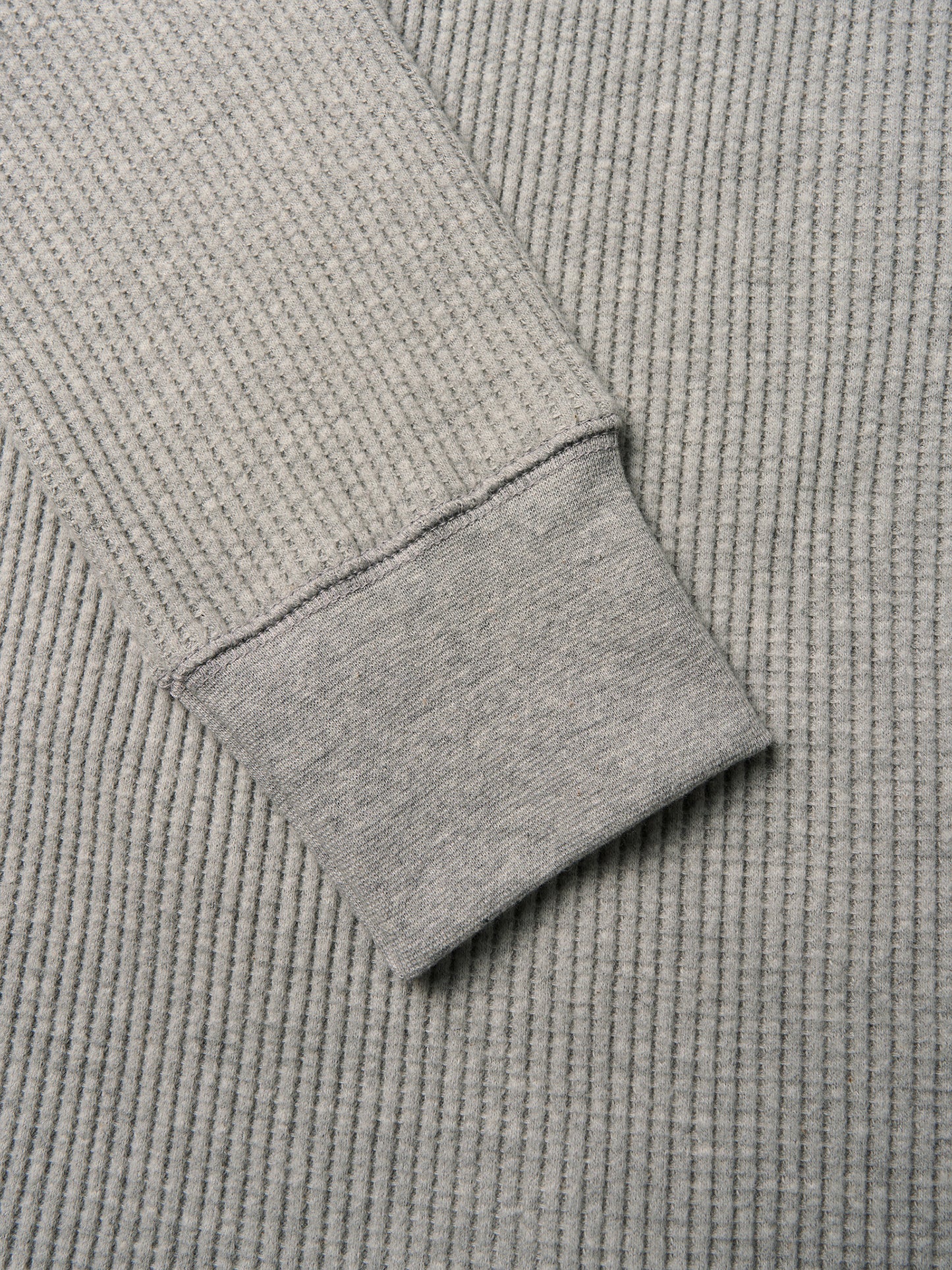 SALLY'S WAFFLE TURTLE TEE [ Heather Grey ]