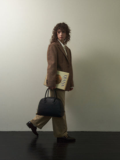 (-20%) DIANA TWEED BLAZER [ Country Check ]