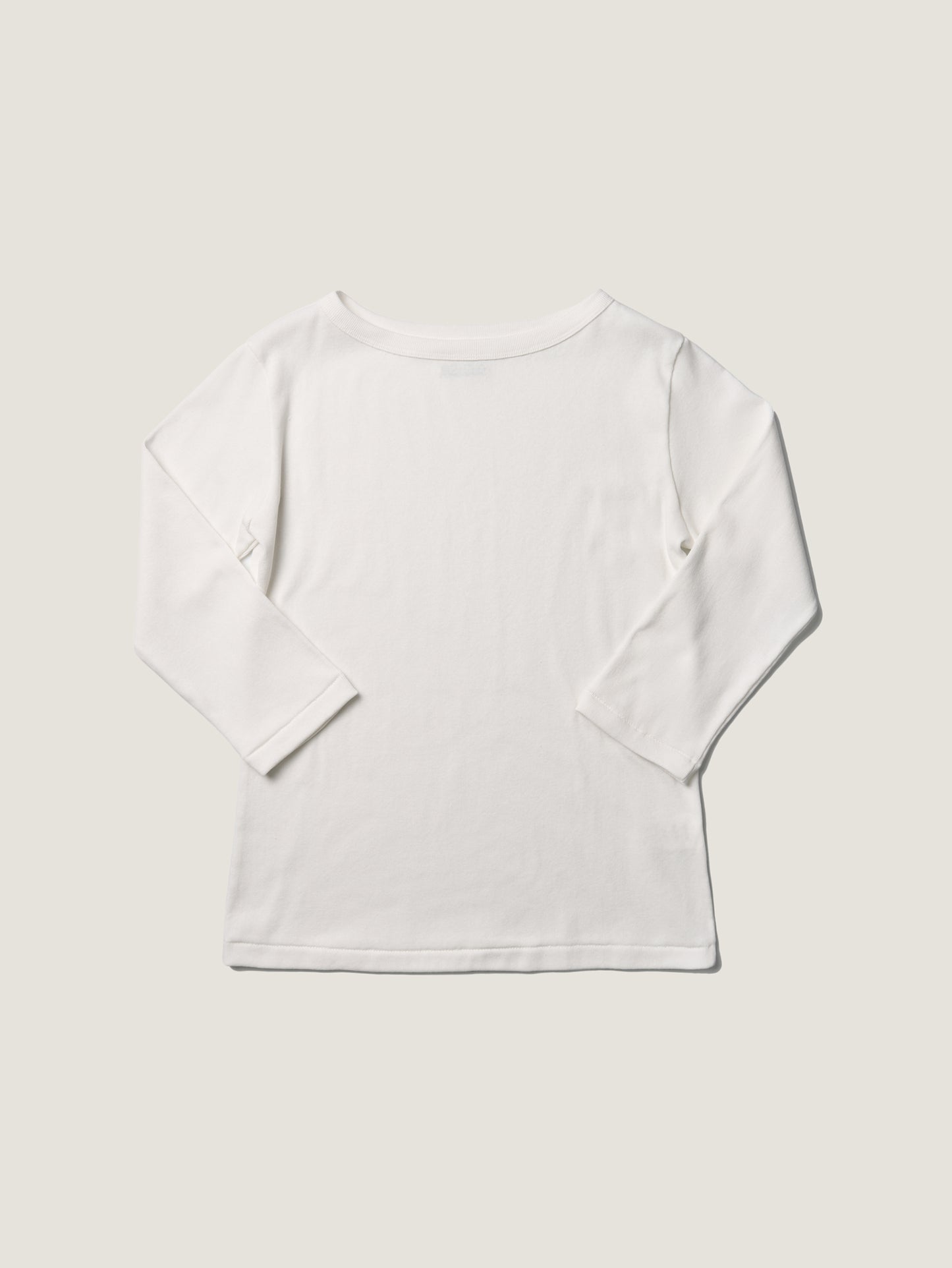 SOFTNESS 3/4 SLEEVE TEE [ White ] - 2nd Restock