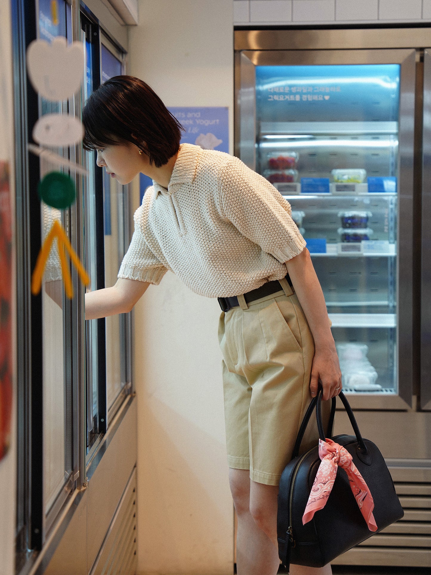 50's AMERICAN CHINO SHORTS [ Military Beige ]