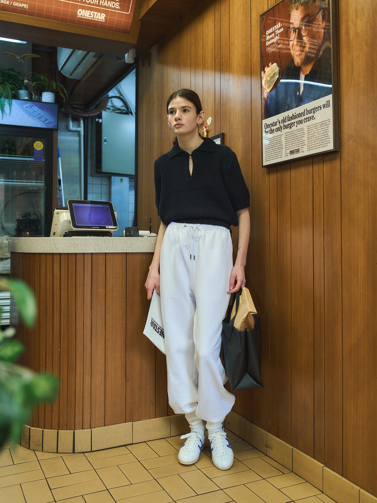 ALL DAY SWEATPANTS [ Clean White ]