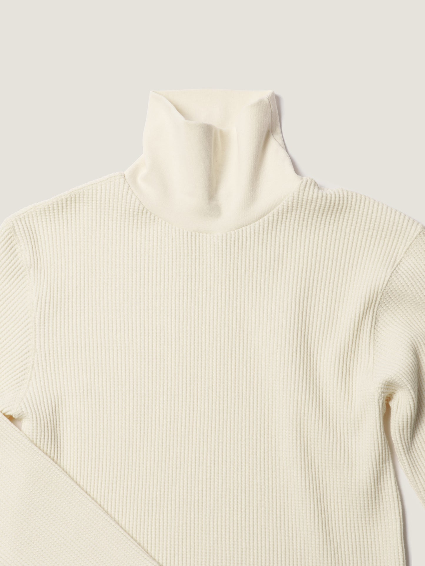 SALLY'S WAFFLE TURTLE TEE [ Cream ] 5th Reorder