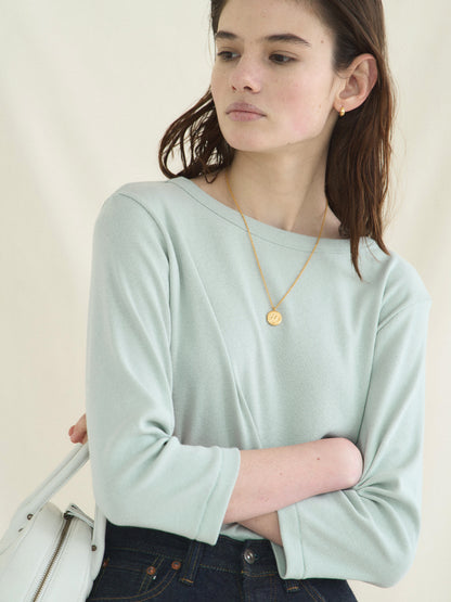 SOFTNESS 3/4 SLEEVE TEE [ Light Mint ]