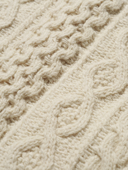 (-20%) CREAM TEA CABLE CARDIGAN [ Cream ]