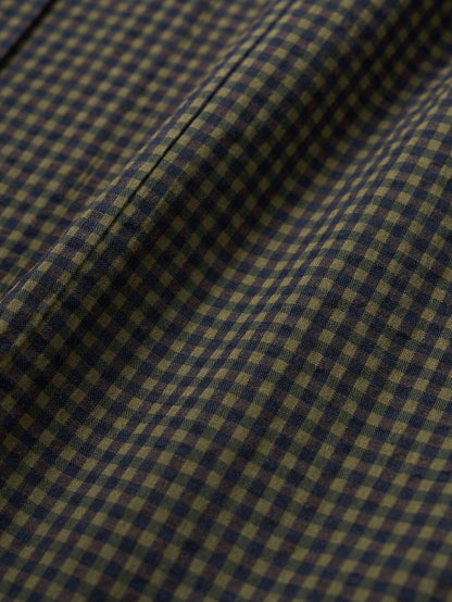 (-30%) ARIZONA CHECK SHIRT [ Olive Navy ] Organic Cotton