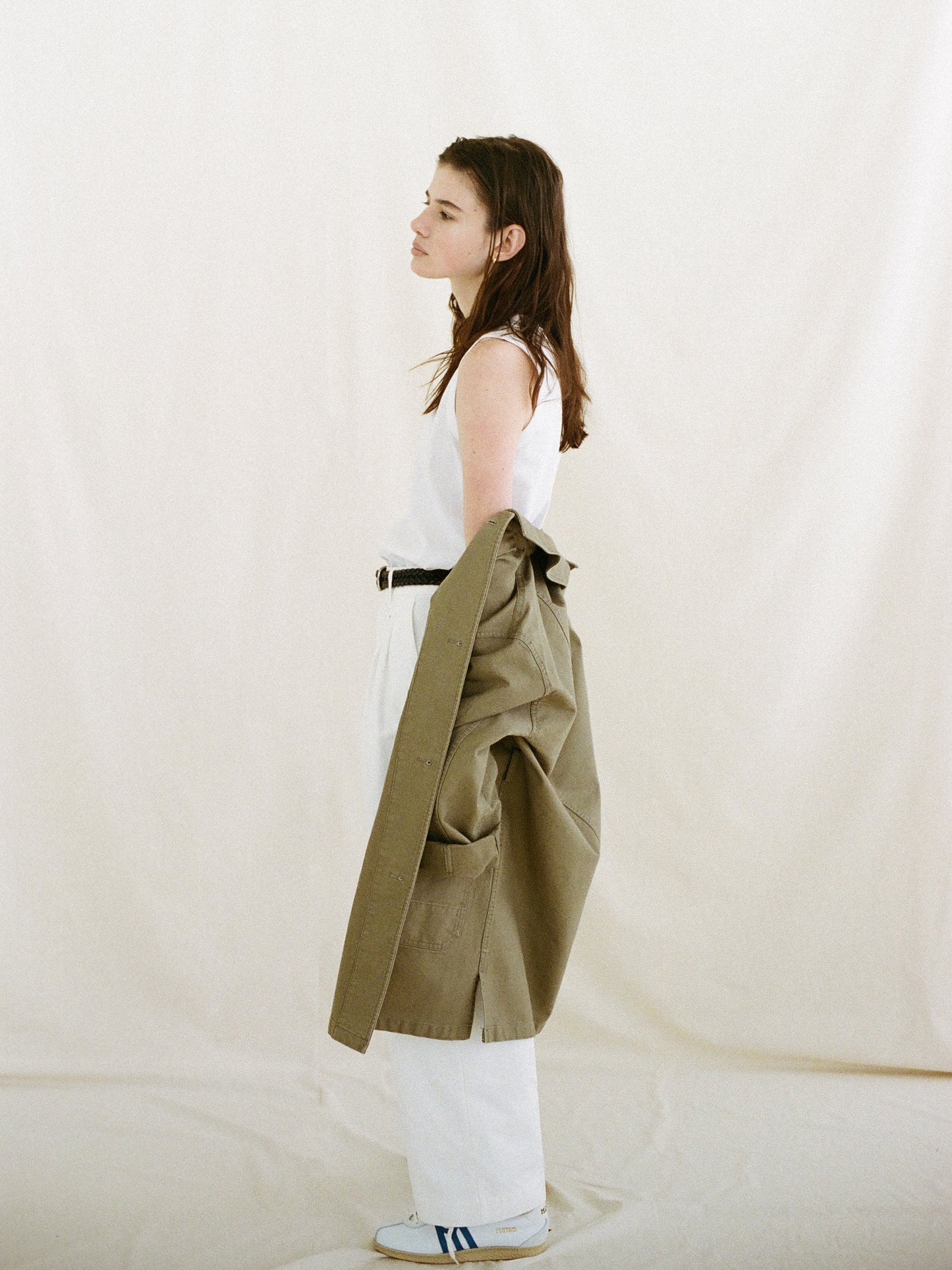 MICHELLE COTTON SLEEVELESS [ White ]