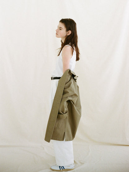 MICHELLE COTTON SLEEVELESS [ White ]